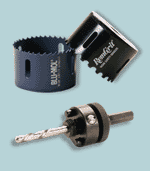 The fastest and easiest way to cut accurate holes for installation of inspection plugs is with powered hole saws, and IPS supplies the best.